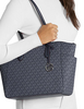 Michael Michael Kors Marilyn Medium Signature Logo Tote Bag Admiral 