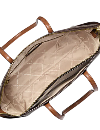 Michael Michael Kors Marilyn Medium Signature Logo Tote Bag Brown