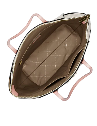 Michael Michael Kors Marilyn Medium Signature Logo Tote Bag  Powder Blush 