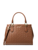 Michael Michael Kors Marilyn Medium Woven Satchel Luggage