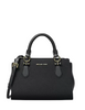 Michael Michael Kors Marilyn Small Leather Satchel Black