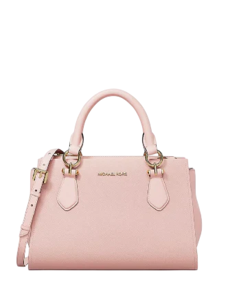 Michael Michael Kors Marilyn Small Leather Satchel Powder Blush