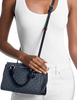 Michael Michael Kors Marilyn Small Signature Logo Messenger Bag Admiral