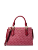 Michael Michael Kors Marilyn Small Signature Logo Messenger Bag Cherry