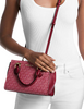Michael Michael Kors Marilyn Small Signature Logo Messenger Bag Cherry