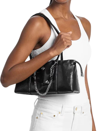 Michael Michael Kors Matilda Small Cinched Shoulder Bag Black