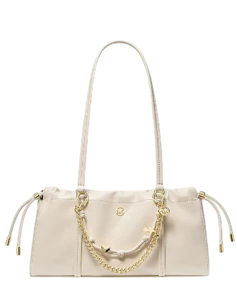 Michael Michael Kors Matilda Small Cinched Shoulder Bag Light Cream