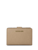 Michael Michael Kors Medium Crossgrain Leather Wallet Camel