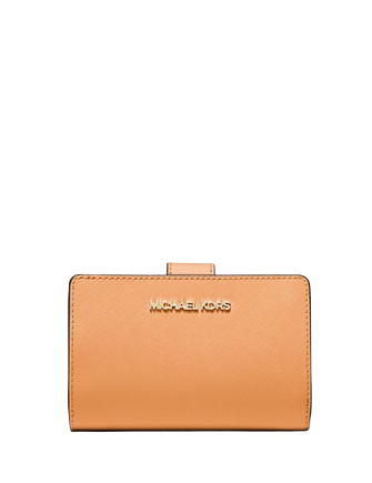 Michael Michael Kors Medium Crossgrain Leather Wallet Cider 