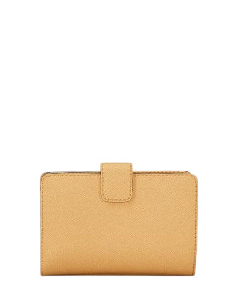 Michael Michael Kors Medium Crossgrain Leather Wallet Honeywheat