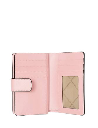 Michael Michael Kors Medium Crossgrain Leather Wallet  Powder Blush