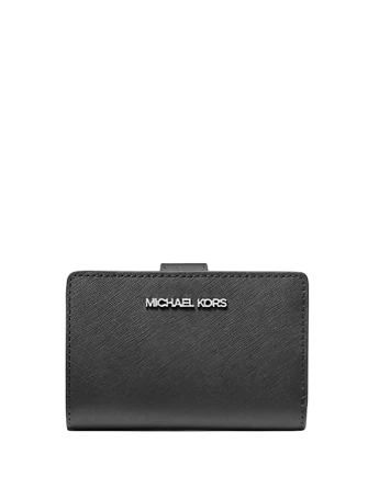 Michael Michael Kors Medium Saffiano Leather Wallet Black