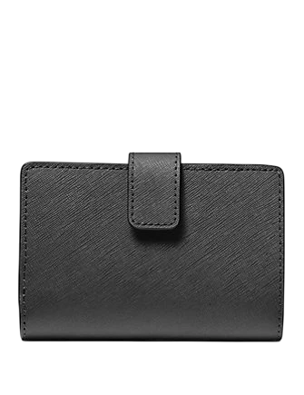 Michael Michael Kors Medium Saffiano Leather Wallet Black