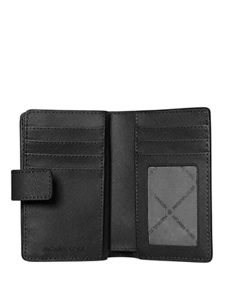 Michael Michael Kors Medium Saffiano Leather Wallet Black