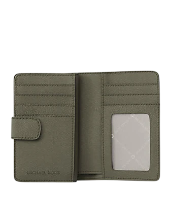 Michael Michael Kors Medium Saffiano Leather Wallet Olive
