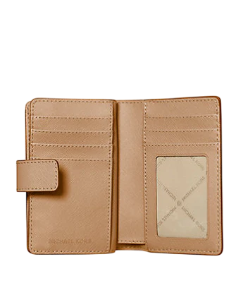 Michael Michael Kors Medium Saffiano Leather Wallet Peanut