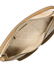 Michael Michael Kors Merritt Large Pebbled Leather Cargo Shoulder Bag Camel