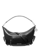 Michael Michael Kors Merritt Medium Burnished Convertible Shoulder Bag Black