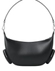 Michael Michael Kors Merritt Medium Pebbled Leather Convertible Shoulder Bag Black