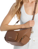 Michael Michael Kors Merritt Medium Pebbled Leather Convertible Shoulder Bag Luggage