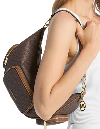 Michael Michael Kors Merritt Medium Signature Logo Convertible Shoulder Bag