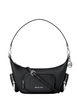 Michael Michael Kors Merritt Small Pebbled Leather Convertible Crossbody Bag Black