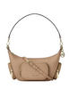Michael Michael Kors Merritt Small Pebbled Leather Crossbody Bag Camel