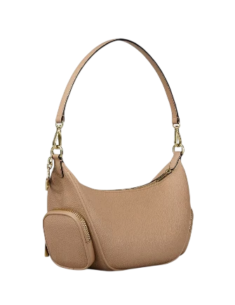 Michael Michael Kors Merritt Small Pebbled Leather Crossbody Bag Camel