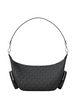 Michael Michael Kors Merritt Small Signature Logo Convertible Shoulder Bag Black