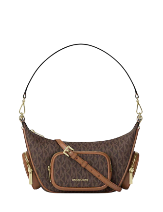 Michael Michael Kors Merritt Small Signature Logo Convertible Shoulder Bag