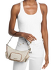 Michael Michael Kors Merritt Small Signature Logo Convertible Shoulder Bag Vanilla