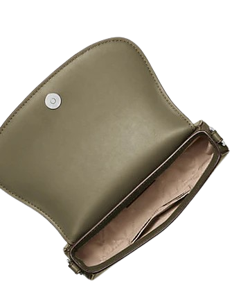 Michael Michael Kors Mila Small Leather Convertible Crossbody Bag Olive