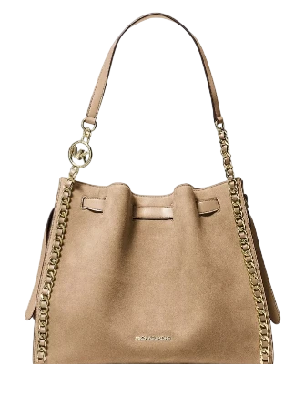 Michael Michael Kors Mina Large Chain Shoulder Bag Camel 