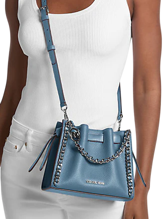 Michael Michael Kors Mina Small Chain Convertible Crossbody Bag Cornflower