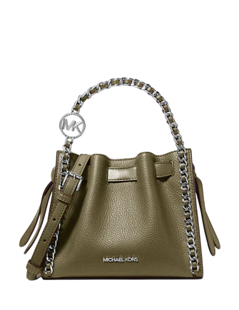Michael Michael Kors Mina Small Chain Convertible Crossbody Bag Olive