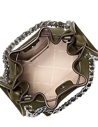 Michael Michael Kors Mina Small Chain Convertible Crossbody Bag Olive