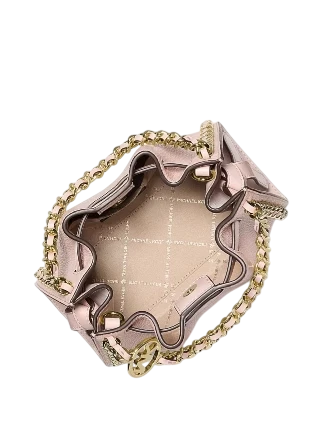 Michael Michael Kors Mina Small Chain Convertible Crossbody Bag Powder Blush