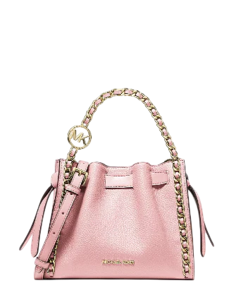Michael Michael Kors Mina Small Chain Convertible Crossbody Bag Powder Pink
