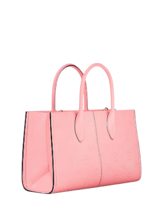 Michael Michael Kors Mirella Medium Logo Debossed Satchel Carnation
