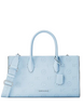 Michael Michael Kors Mirella Medium Logo Debossed Satchel Pale Ocean