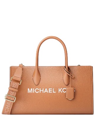 Michael Michael Kors Mirella Medium Pebbled Leather Satchel Luggage