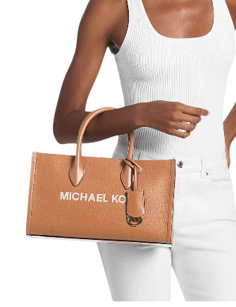 Michael Michael Kors Mirella Medium Pebbled Leather Satchel Luggage