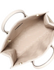 Michael Michael Kors Mirella Medium Pebbled Leather Tote Bag Light Cream