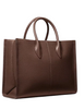 Michael Michael Kors Mirella Medium Pebbled Leather Tote Bag Nutmeg