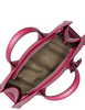 Michael Michael Kors Mirella Small Pebbled Leather Convertible Crossbody Bag Dark Raspberry