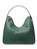 Michael Michael Kors Nayla Medium Woven Shoulder Bag Moss