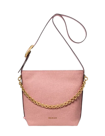 Michael Michael Kors Nolita Small Pebbled Leather Bucket Tote Bag Primrose