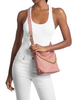 Michael Michael Kors Nolita Small Pebbled Leather Bucket Tote Bag Primrose