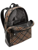 Michael Michael Kors Pacey Plaid Print Wool Blend Backpack Mushroom