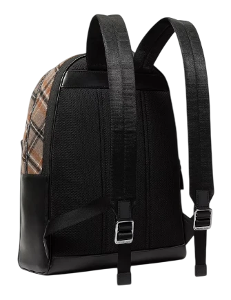 Michael Michael Kors Pacey Plaid Print Wool Blend Backpack Mushroom
